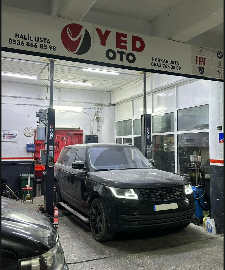 YED OTO’da Range Rover araç bakımda